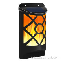 Lampu Dinding Flickering Dancing Flame Outdoor Solar